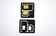 Plastik ABS Dual SIM Card adapter / Dual SIM Adaptor untuk reguler telepon