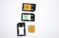 2013 Baru desain standar mikro SIM kartu Adaptor 3FF Mini plastik hitam