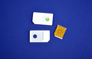 iPhone 4S plastik ABS mikro SIM kartu Adaptor biasa SIM 3FF untuk 2dst
