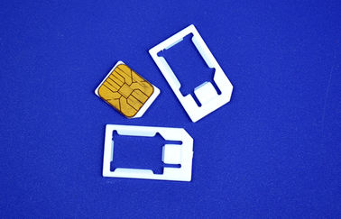 Plastik mikro SIM kartu Adaptor dari iPhone 4 untuk Normal kartu SIM