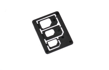 ABS plastik Nano SIM dan mikro SIM kartu Adaptor, adaptor SIM 3 In 1