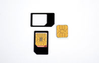 Standar hitam mikro SIM kartu Adaptor, 3FF untuk 2dst SIM Adaptor