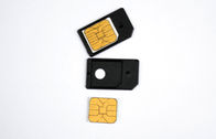 3FF Nano mikro SIM kartu Adaptor Mini Black 1.5 x 2,5 cm untuk iphone