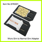 Kualitas plastik hitam mikro untuk Normal SIM Adapter untuk IPhone 4
