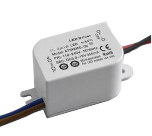 12V 5W IP65 tegangan konstan Led Driver CE ROHS 420mA AC 100-240V