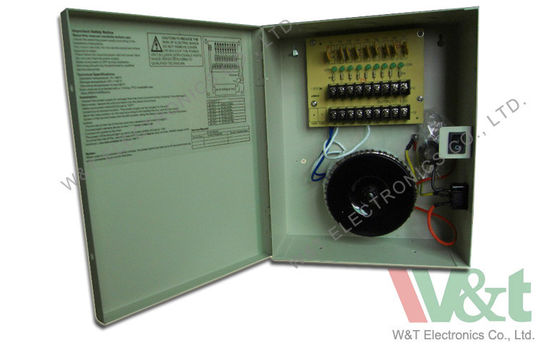 AC 24V 4 Amp 96W 8 Channel CCTV Power Supply untuk kamera, kontrol akses