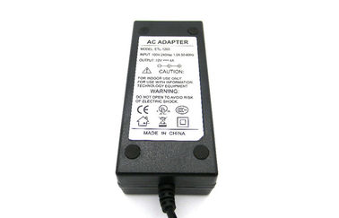 Hi-pot 12V 4A Desktop DC Power Supply FCC Bagian 15 kelas B untuk kamera keamanan