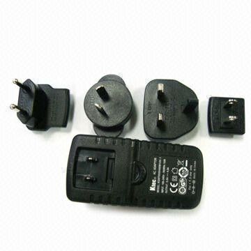 Ktec 25W KSAFF Seri dipertukarkan colokan adaptor daya dengan EN 60950-1 UL60950-1
