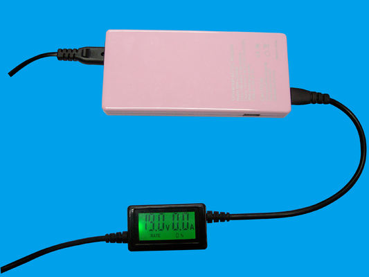 90W-Auto + Slim + Biru LCD Universal Laptop Power Adapter