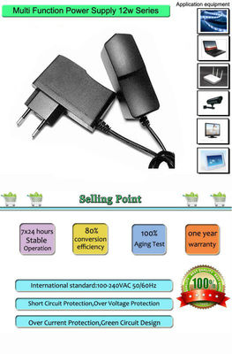 5W 9V 1500MA / 1.5A Universal AC Power Supply Adapter Untuk POS, Baterai Laptop Adapter