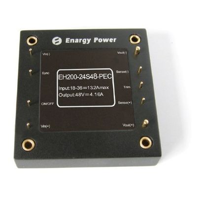 Kustom militer Power Supply 200W Output 48V 13.2A EH200-24S48-PEC