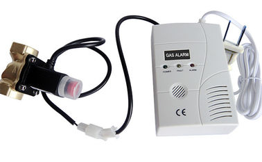 AC / DC power LPG Gas Detector Alarm EN50194 dengan otomatis mematikan Solenoid Valve