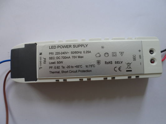 48W EN 55015 konstan saat ini Led Downlight Driver 27V 1200Ma CE