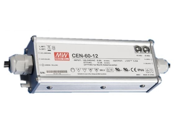 UL8750 LED sekarang driver Waterproof 60W non-kondensasi terbuka