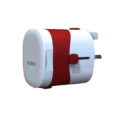 5V 2100mA Worldwild Travel adaptor steker putih Universal ganda Usb Travel Charger MLP-M3