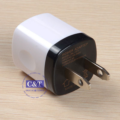 Usb Depan 1,0 Amp Power Adapter Dinding Charger Plug Untuk Iphone 6/6 Ditambah 5s Samsung