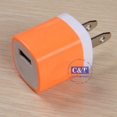 Usb Depan 1,0 Amp Power Adapter Dinding Charger Plug Untuk Iphone 6/6 Ditambah 5s Samsung