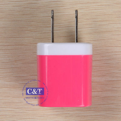 Usb Depan 1,0 Amp Power Adapter Dinding Charger Plug Untuk Iphone 6/6 Ditambah 5s Samsung