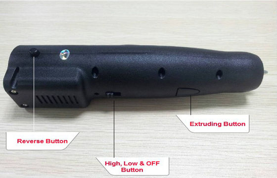 Hitam 3D Print Pen Dengan ecification, Power Adapter Untuk 60g ABS Filament
