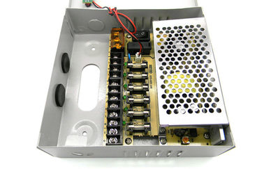 9 Saluran CCTV Camera Power Supply, 12V 5Amps CCTV Power Supply Box
