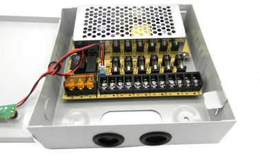 9 Saluran CCTV Camera Power Supply, 12V 5Amps CCTV Power Supply Box