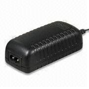 60W 9-pin Slim Desktop Switching Power Adapter dengan LCD display