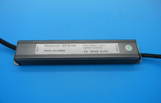 Transformator power supply 30W12V LED Waterproof Driver FCC Bagian 15B IP68 Dengan CE RoHS