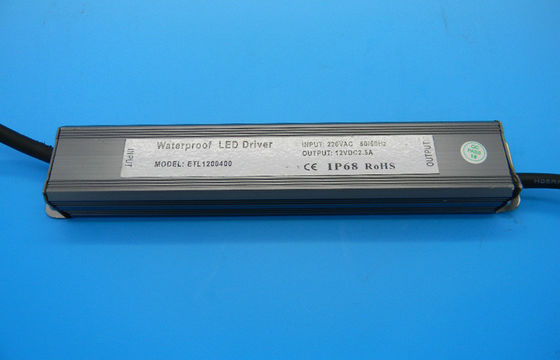 Transformator power supply 30W12V LED Waterproof Driver FCC Bagian 15B IP68 Dengan CE RoHS