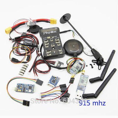 Pixpilot v2.4.5 (Pixhawk) + Power + I2C + RGB + M8N gps dengan + 915 Modul Mhz kali lipat + OSD + ppm