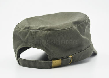 Kosong Cotton Militer Angkatan Darat Hijau Cap Lining Disesuaikan Dengan Logam Buckle