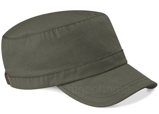Cotton Tentara kosong Cap Biru Dengan Logam Buckle, Pria Army Hat 22 Inch