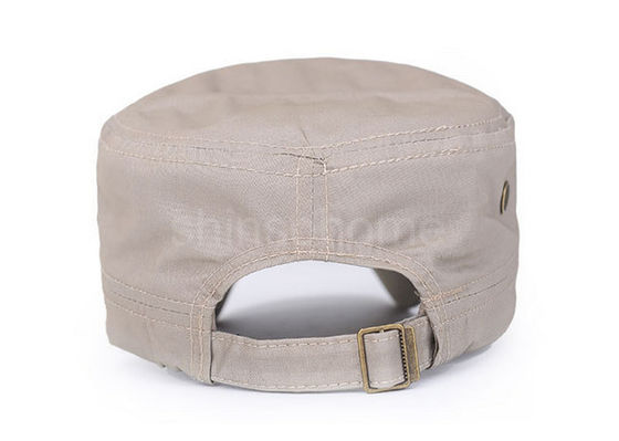 Patch Bordir 100% Cotton Militer Cap Mode Logam Buckle