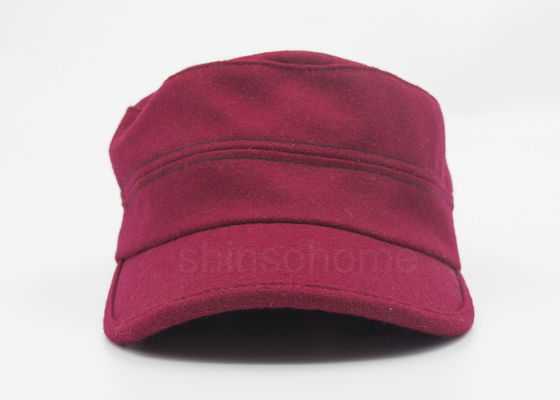 Flex Fit Red Cotton Militer Cap 100% Cotton Untuk Dewasa, elastis Kembali
