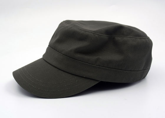 Adjustable Army Mode Cotton Militer Cap Hat For Men, Metal Buckle