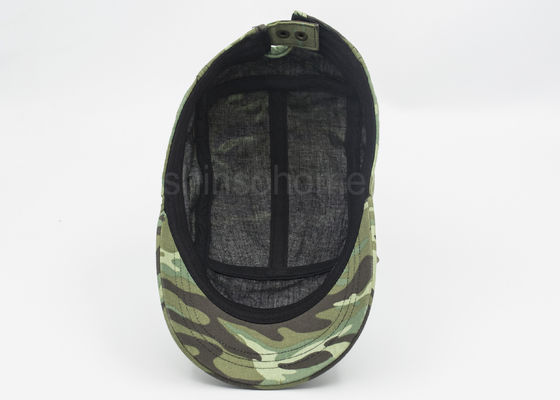 06/05 Panel Cotton Militer Cap Kamuflase Dengan Logam Snap Fastener