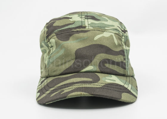06/05 Panel Cotton Militer Cap Kamuflase Dengan Logam Snap Fastener