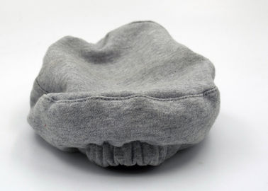 Pria disesuaikan / Wanita Cotton Militer Cap Kosong Flexfit abu-abu Dengan Curved Brim