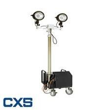 2 * 150W MH IP54 Diesel Menara Lampu Untuk Militer / Aerospace / Industri Listrik
