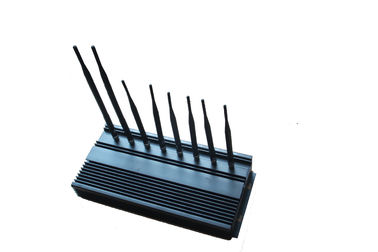 35dBm 4G WIFI High Power Jammer / Blocker EST-808N3 Untuk Militer, Hitam