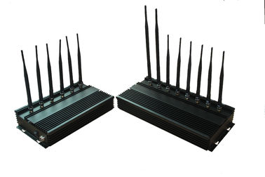 35dBm 4G WIFI High Power Jammer / Blocker EST-808N3 Untuk Militer, Hitam