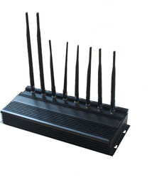 35dBm 4G WIFI High Power Jammer / Blocker EST-808N3 Untuk Militer, Hitam