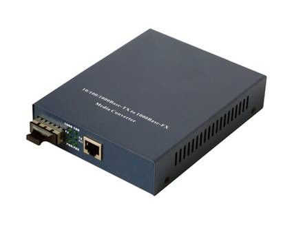 100 / 1000M Fiber Optic Media Converter kontrol aliran dukungan, paket Ethernet 1536 byte