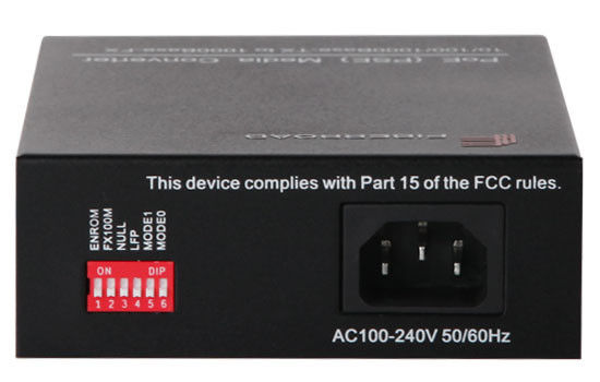 Multimode Power Over Ethernet PSE Media Converter Over-saat perlindungan