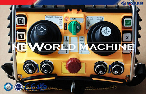 AC DC 12v F24-60 ditangguhkan bagian platform yang joystick control derek overhead crane nirkabel