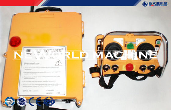 AC DC 12v F24-60 ditangguhkan bagian platform yang joystick control derek overhead crane nirkabel