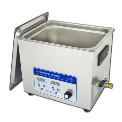 Daya Adjustable Benchtop Ultrasonic Cleaner 10liter Hardware Oil Removal