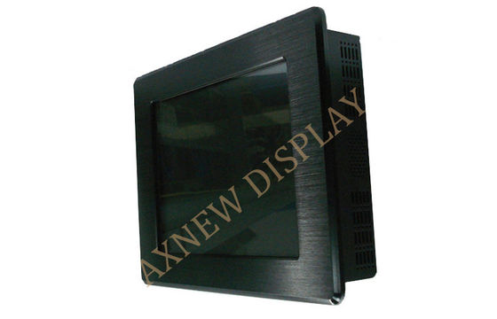 Pemasangan Dinding High Definition 15 &quot;LCD Monitor Industri Sentra Sentuh IP65 Bezel Depan