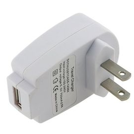 Putih Cell Phone USB Charger, Depan AC Adapter Dinding Charger Untuk Apple iPod