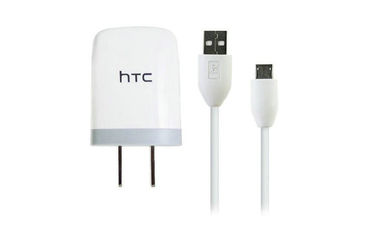 OEM 5V 2A USB Travel Charger Adapter Converter untuk ponsel HTC, warna hitam