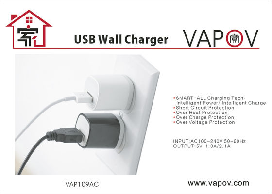 FCC PSE disetujui 1.0A usb tunggal travel charger adapter, ponsel cerdas usb charger